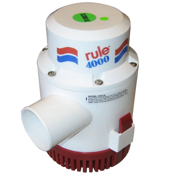 Rule 4000 Non-Automatic Bilge Pump - 24V - Fishing Monsters