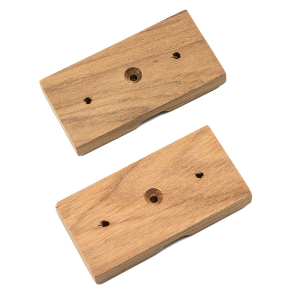 Whitecap Teak Rod Storage Rack Mounting Brackets - Pair - Fishing Monsters