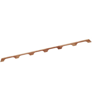 Whitecap Teak Handrail - 6 Loops - 63"L - Fishing Monsters