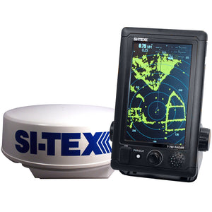 SI-TEX T-760 Compact Color Radar w/4kW 18" Dome - 7" Touchscreen - Fishing Monsters