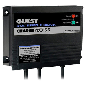 Guest 10AMP - 12/24V 2 Bank 120V Input On-Board Battery Charger - Fishing Monsters