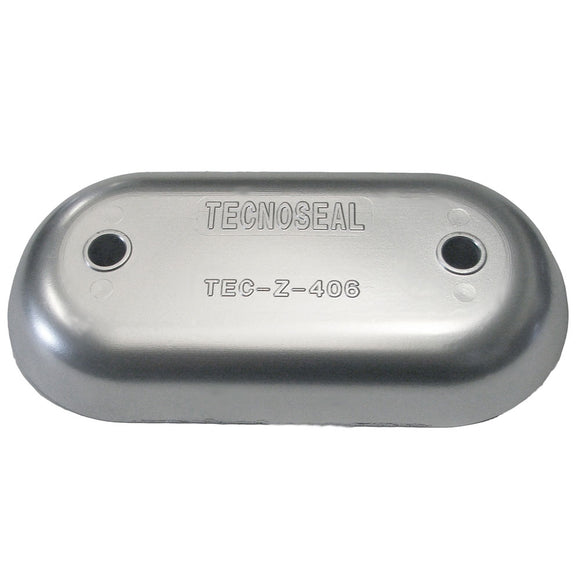 Tecnoseal Z406 Hull Plate Anode - Zinc - Fishing Monsters