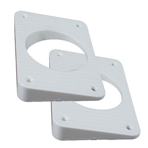 TACO Wedge Plates f/Grand Slam Outriggers - White - Fishing Monsters