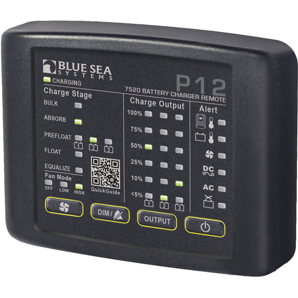 Blue Sea 7520 P12 LED Remote f/Battery Chargers - Fishing Monsters