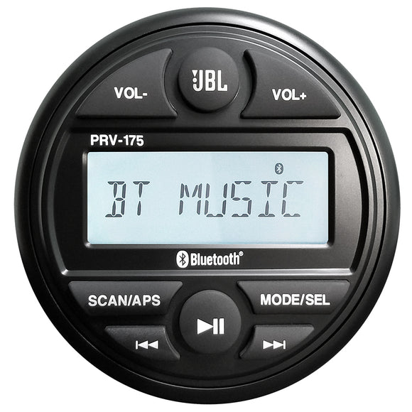 JBL PRV 175 AM/FM/USB/Bluetooth® Gauge Style Stereo - Fishing Monsters