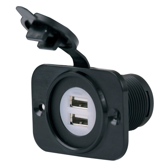 Marinco SeaLink® Deluxe Dual USB Charger Receptacle - Fishing Monsters