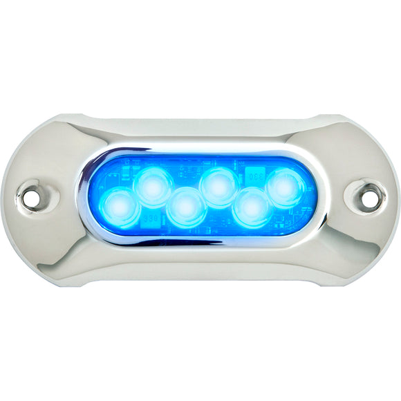 Attwood Light Armor Underwater LED Light - 6 LEDs - Blue - Fishing Monsters