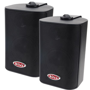 Boss Audio 4" MR4.3B Box Speakers - Black - 200W - Fishing Monsters