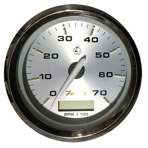 Faria Kronos 4" Tachometer w/Hourmeter - 7,000 RPM (Gas - Outboard) - Fishing Monsters