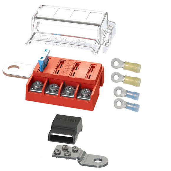 Blue Sea 5024 ST-Blade Battery Terminal Mount Fuse Block Kit - Fishing Monsters