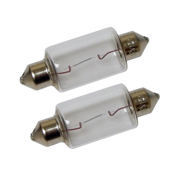 Perko Double Ended Festoon Bulbs - 12V, 15W, .97A - Pair - Fishing Monsters