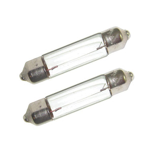 Perko Double Ended Festoon Bulbs - 12V, 10W, .80A - Pair - Fishing Monsters