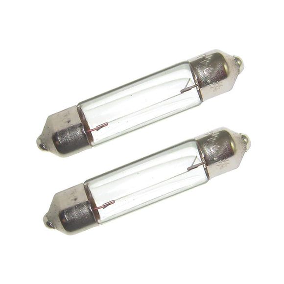 Perko Double Ended Festoon  Bulbs - 24V, 10W, .40A - Pair - Fishing Monsters