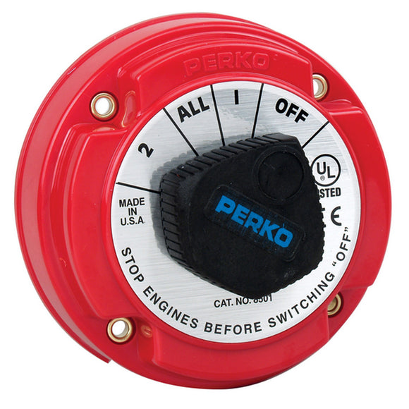 Perko Medium Duty Battery Selector Switch - 250A Continuous - Fishing Monsters