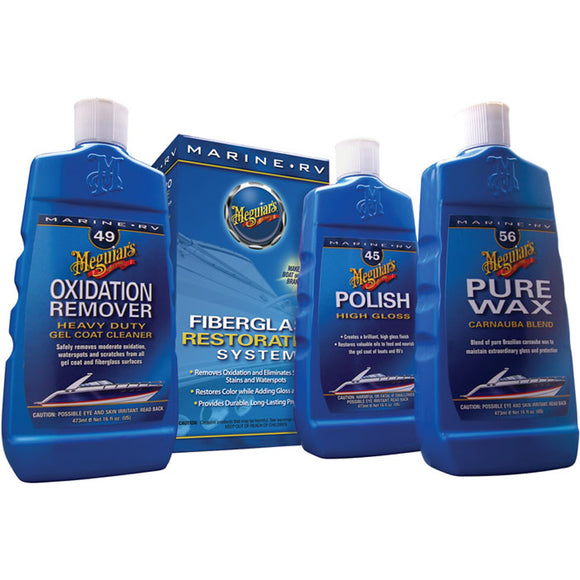 Meguiar's MG Fiberglass Oxidation Removal Kit - Fishing Monsters