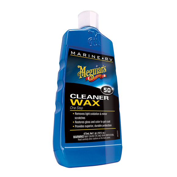 Meguiar's #50 Boat/RV Cleaner Wax - Liquid 16oz - Fishing Monsters