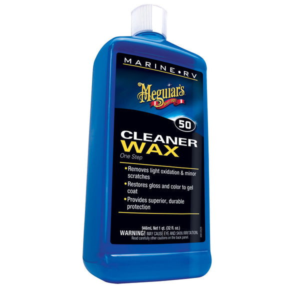 Meguiar's #50 Boat/RV Cleaner Wax - Liquid 32oz - Fishing Monsters