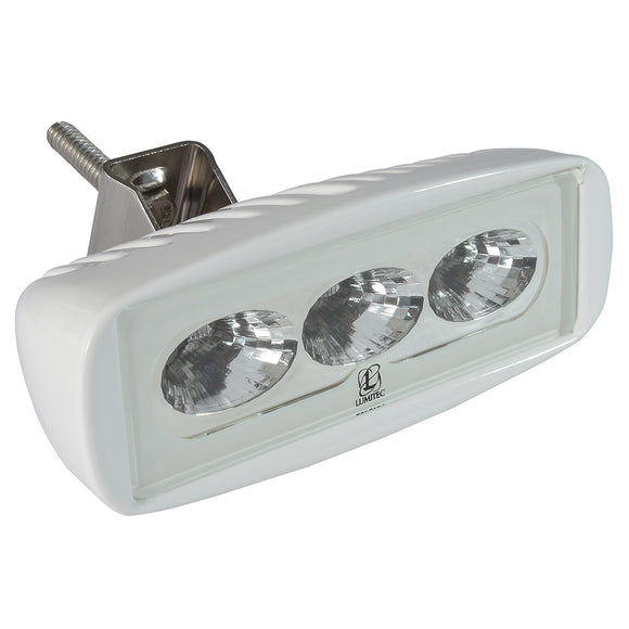 Lumitec CapreraLT - LED Flood Light - White Finish - White Non-Dimming - Fishing Monsters