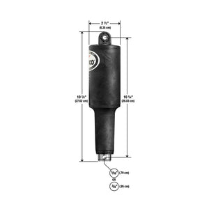 Lenco 101XDS Short Extreme Duty Actuator - 12V - 2-1/4" Stroke w/5/16" Hardware - Fishing Monsters