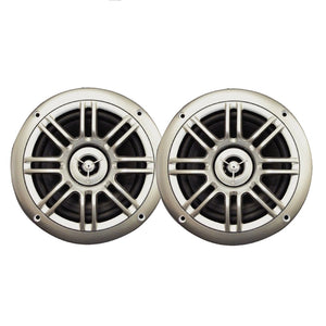 Milennia 6.5" SPK652S Speakers - 150W - Silver - Fishing Monsters