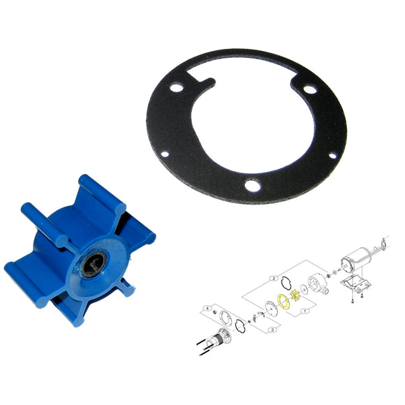 Shurflo by Pentair Macerator Impeller Kit f/3200 Series - Includes Gasket - Fishing Monsters