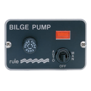 Rule Deluxe 3-Way Panel Lighted Switch f/Auto Float 24/32VDC - Fishing Monsters