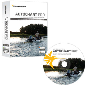 Humminbird AutoChart PRO DVD PC Mapping Software w/Zero Lines Map Card - Fishing Monsters