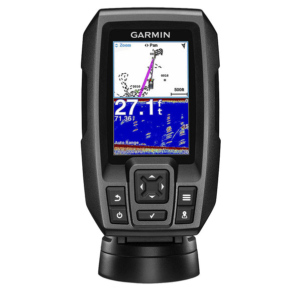 Garmin STRIKER 4 FishFinder w/4-Pin, 77/200kHz TM Transducer - Fishing Monsters