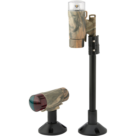 Attwood PaddleSport Portable Navigation Light Kit - Screw Down or Adhesive Pad - RealTree® Max-4 Camo - Fishing Monsters