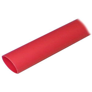 Ancor Adhesive Lined Heat Shrink Tubing (ALT) - 1" x 48" - 1-Pack - Red - Fishing Monsters