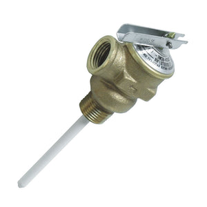 Camco Temperature & Pressure Relief Valve - 1/2" Valve w/4" Probe - Fishing Monsters