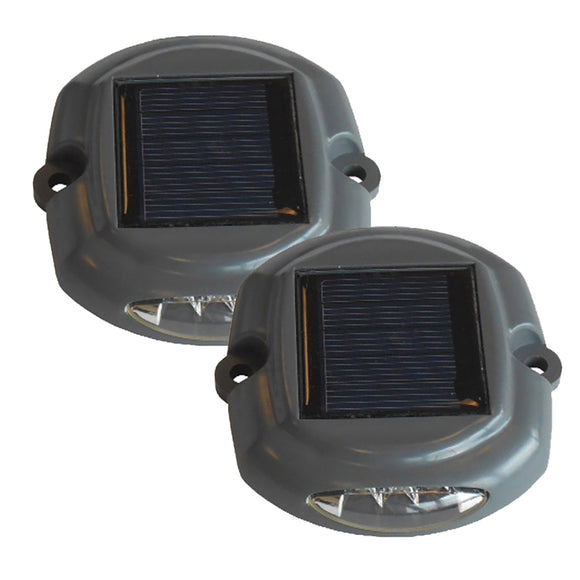 Dock Edge Docklite Solar Dock & Deck Light - 2-Pack - Fishing Monsters