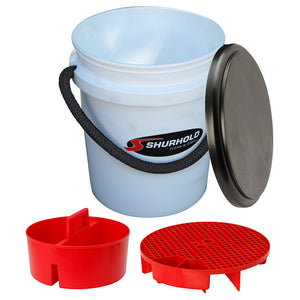 Shurhold One Bucket Kit - 5 Gallon - White - Fishing Monsters