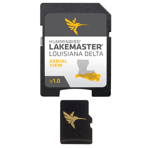 Humminbird LakeMaster Aerial Satellite View - Louisiana Delta - Fishing Monsters