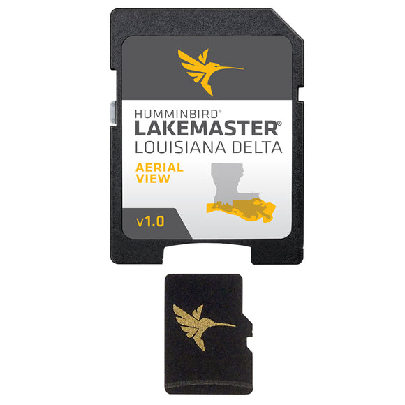 Humminbird LakeMaster Aerial Satellite View - Louisiana Delta - Fishing Monsters