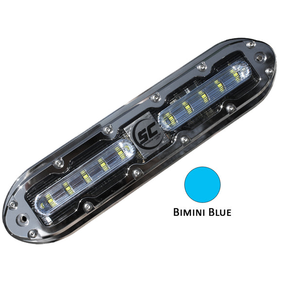 Shadow-Caster SCM-10 LED Underwater Light w/20' Cable - 316 SS Housing - Bimini Blue - Fishing Monsters