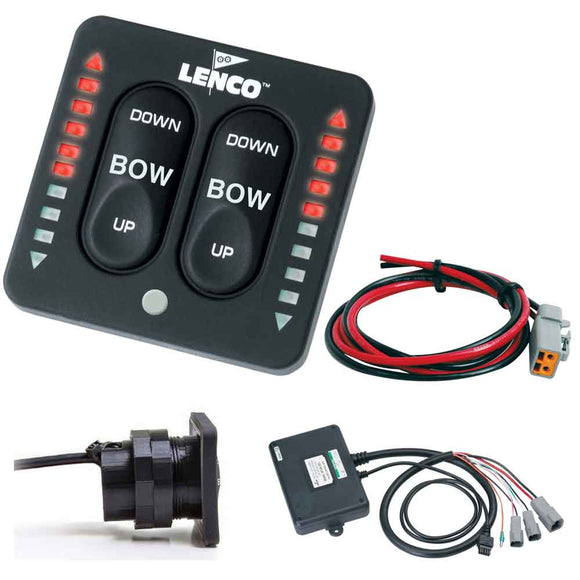 Lenco LED Indicator Two-Piece Tactile Switch Kit w/Pigtail f/Single Actuator Systems - Fishing Monsters