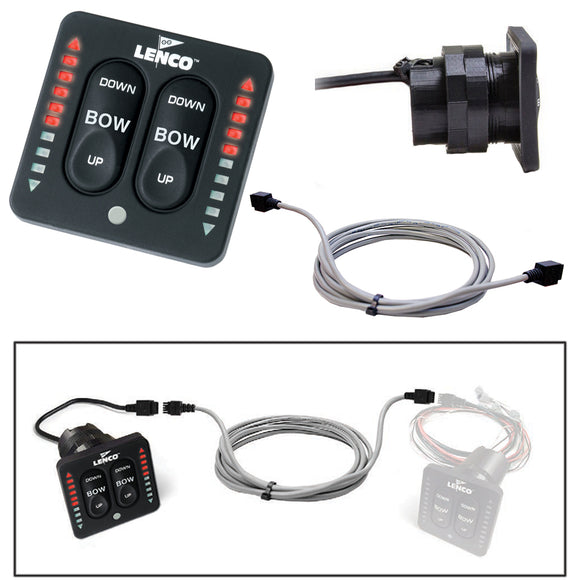 Lenco Flybridge Kit f/ LED Indicator Key Pad f/All-In-One Integrated Tactile Switch - 10' - Fishing Monsters