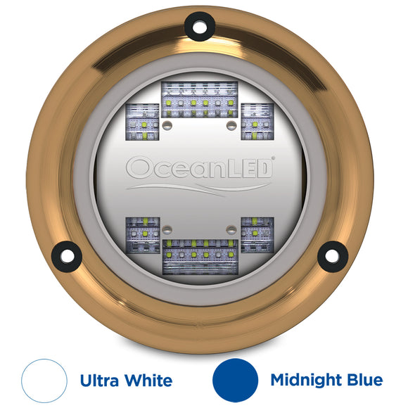 OceanLED Sport S3124s Underwater LED Light - Ultra White/Midnight Blue - Fishing Monsters