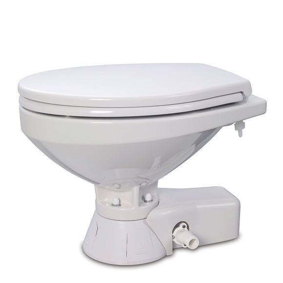 Jabsco Quiet Flush Freshwater Toilet - Compact Bowl - 12V - Fishing Monsters