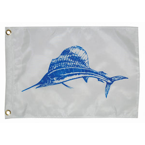 Taylor Made 12" x 18" Sailfish Flag - Fishing Monsters