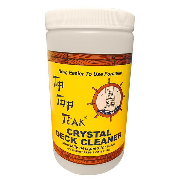 Tip Top Teak Crystal Deck Cleaner - Quart (2lbs 6oz) - Fishing Monsters