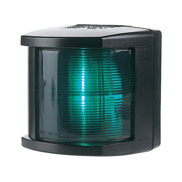 Hella Marine Starboard Navigation Light - Incandescent - 2nm - Black Housing - 12V - Fishing Monsters