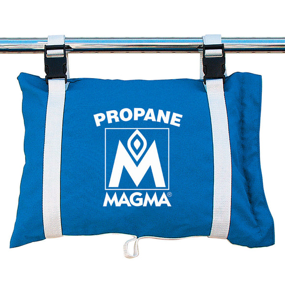 Magma Propane /Butane Canister Storage Locker/Tote Bag - Pacific Blue - Fishing Monsters