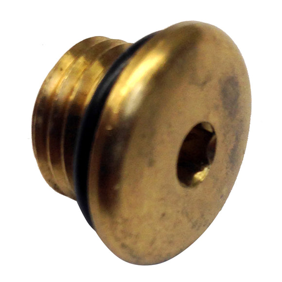 Uflex Brass Plug w/O-Ring for Pumps - Fishing Monsters