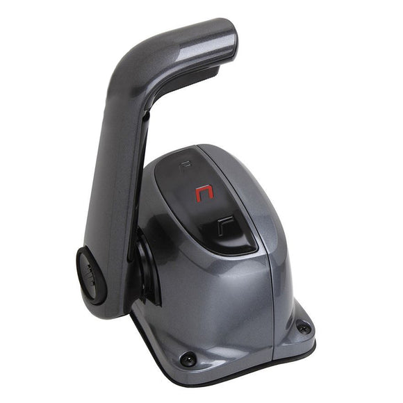 Uflex Single Lever Top Mount Control w/Neutral Lock - No Trim Switch - Black - Fishing Monsters