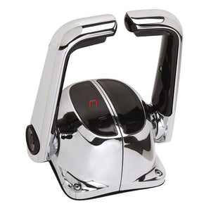 Uflex Twin Lever Top Mount Control w/Neutral Lock - No Trim Switch - Chrome - Fishing Monsters