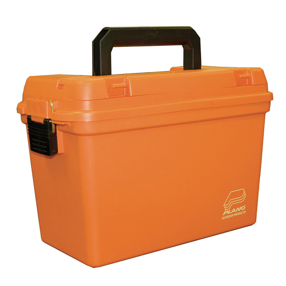 Plano Deep Emergency Dry Storage Supply Box w/Tray - Orange - Fishing Monsters