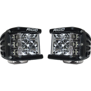 RIGID Industries D-SS Series PRO Flood LED Surface Mount - Pair - Black - Fishing Monsters