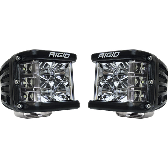 RIGID Industries D-SS Series PRO Flood LED Surface Mount - Pair - Black - Fishing Monsters